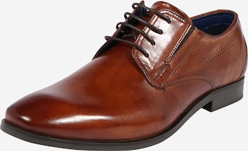 bugatti - Zapatos con cordón 'Savio Evo' en marrón: frente