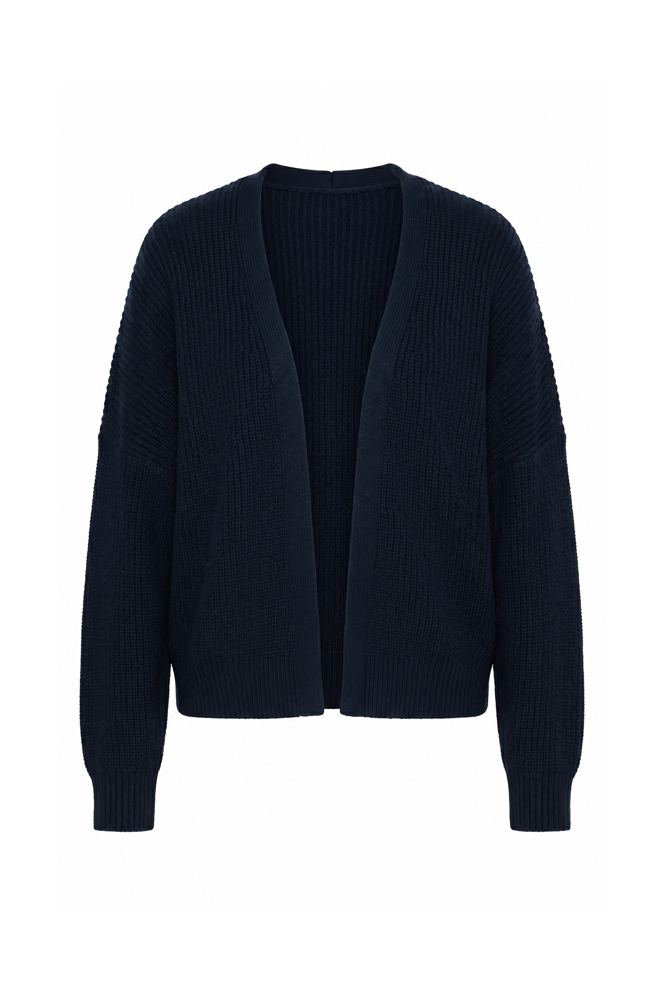 Ulla Popken Strickjacke in Blau: Vorderseite