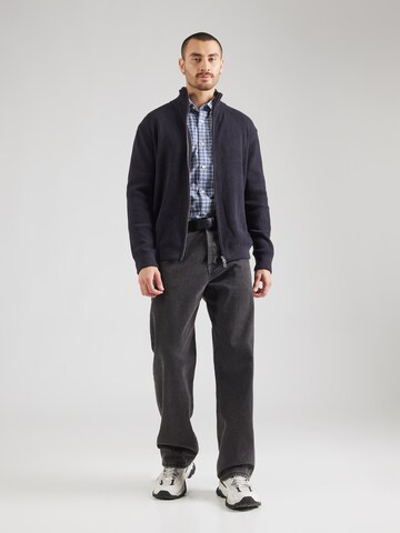 NN07 Strickjacke 'Danny' in Schwarz