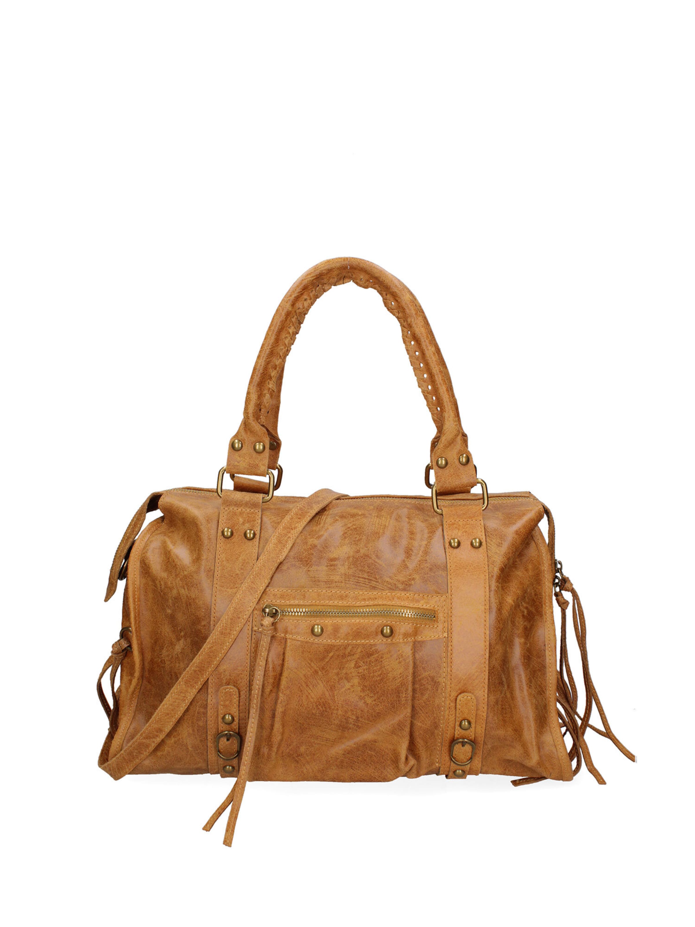 Gave Lux Schoudertas in Bruin: voorkant