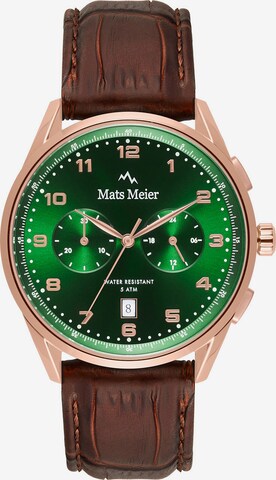 Mats Meier Analog Watch in Brown: front