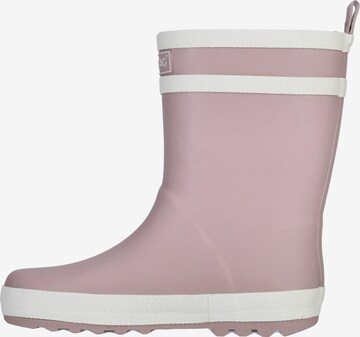 ZigZag Rubber Boots in Pink