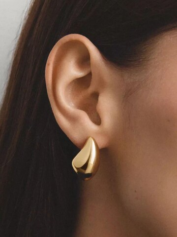 Boucles d'oreilles 'Vergoldete Tropfenförmige Ohrringe mit Organischem Design' Thomas Sabo en or