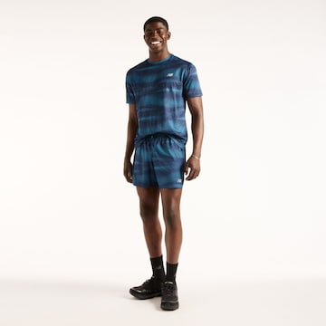 new balance - regular Pantalón deportivo en azul: frente