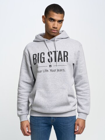 BIG STAR Sweatshirt 'Ashlyno' in Grijs: voorkant