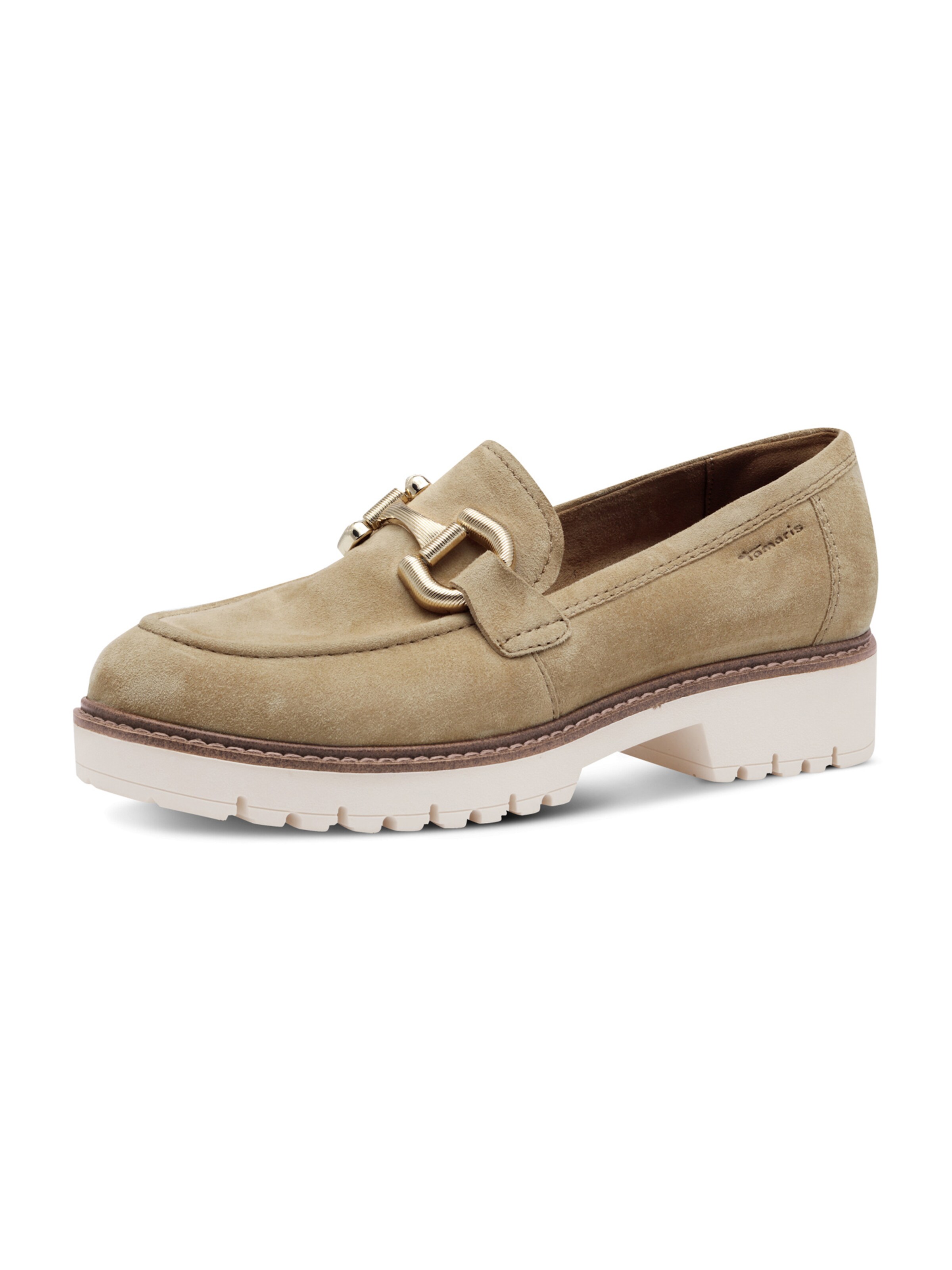Tamaris Slip-ons in Brown: front