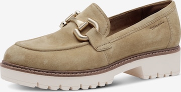 Chaussure basse Tamaris en marron : devant