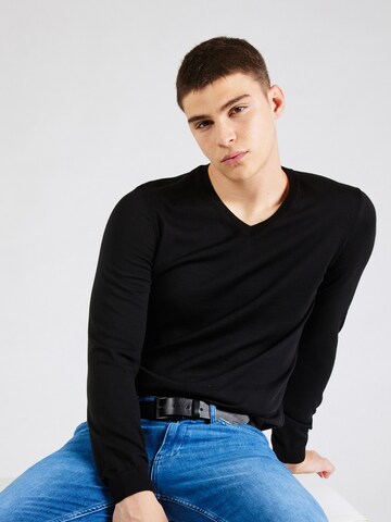 BOSS Pullover 'Melba' in Schwarz: Vorderseite