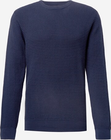 By Garment Makers Sweater 'Egon' in Blue: front