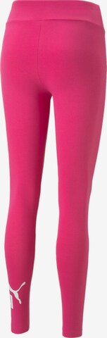 PUMA Skinny Sportsbukse i rosa