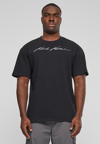 T-Shirt Karl Kani en noir : devant