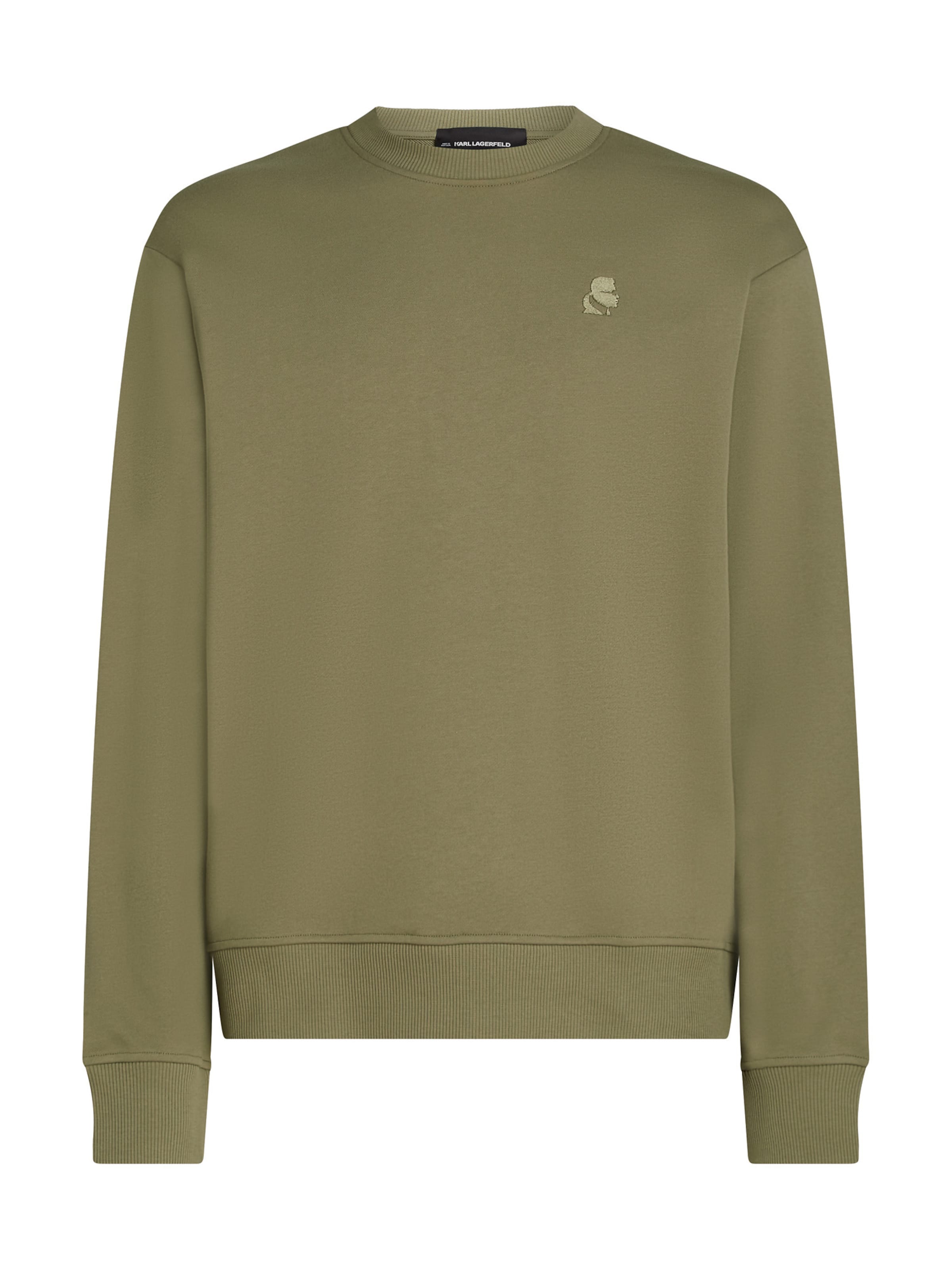 Karl Lagerfeld Свитшот 'Kameo' в Зеленый: спереди