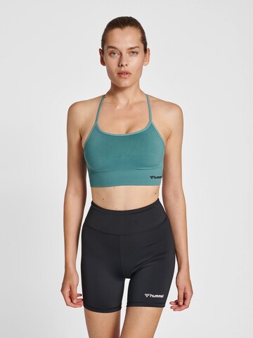 Hummel Bustier Sport-BH 'TIFFY' in Grün: predná strana