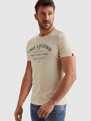 T-Shirt 'T-shirt in jersey with artwork' PME Legend en beige : devant