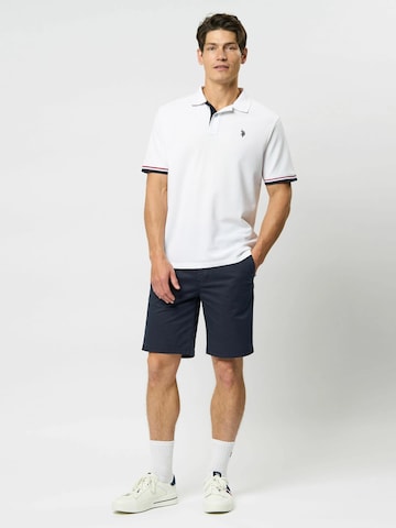 T-Shirt 'Nis' U.S. POLO ASSN. en blanc