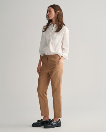GANT Slimfit Hose in Beige