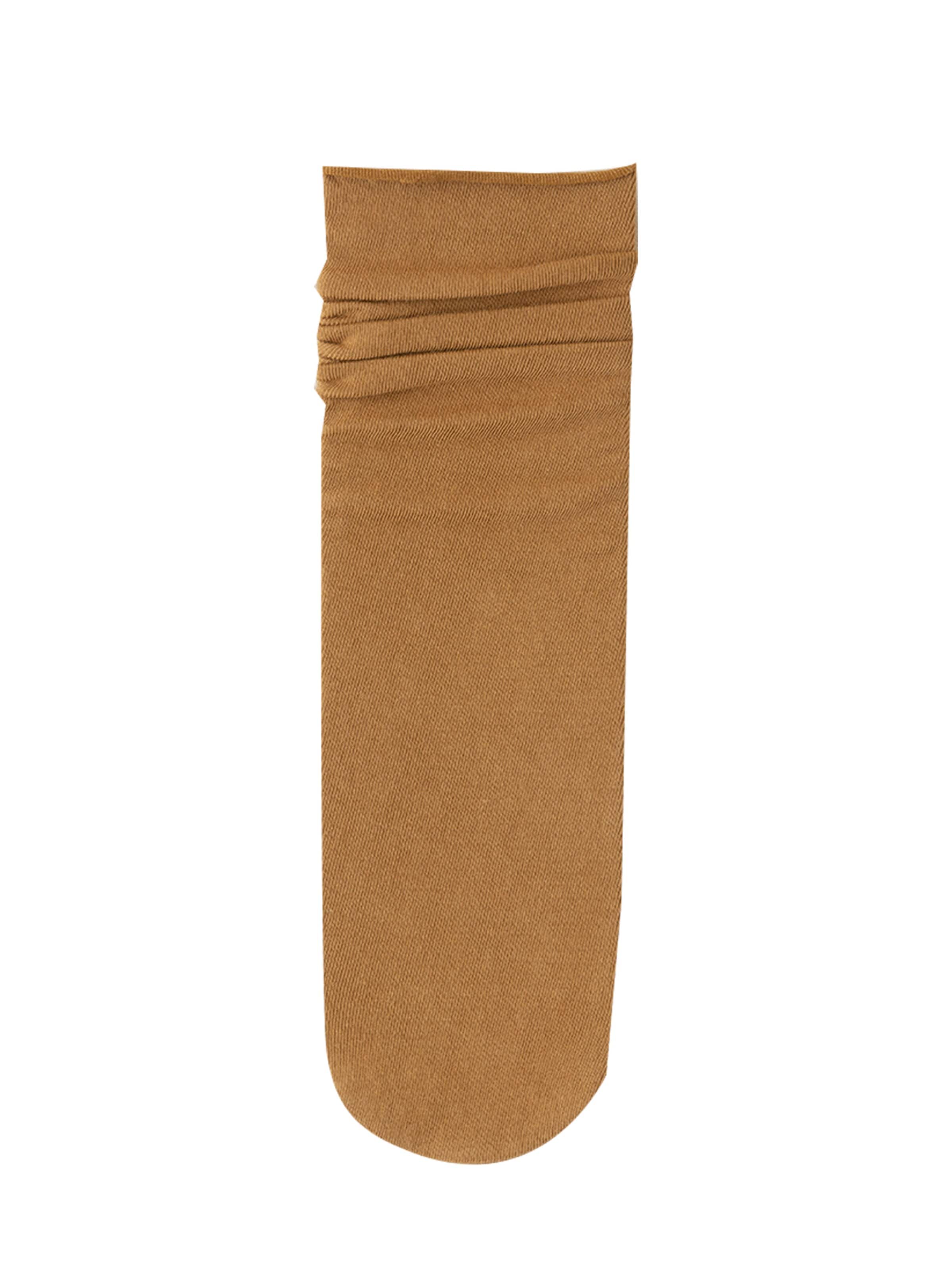 Millo Socks 'Colorful Viskose' in Brown