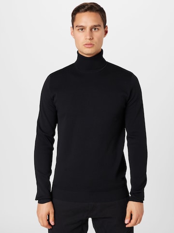 River Island Sweater in Black: front