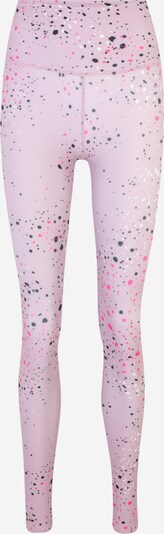 Reebok Sport Sportsbukse 'Lux' i pastell-lilla / rosa / svart / hvit, Produktvisning