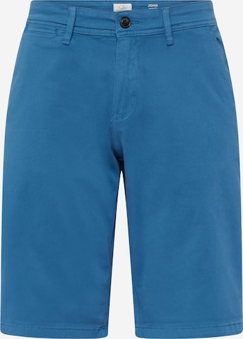 QS Regular Chino Pants in Blue: front