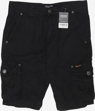 Affliction Shorts 30 in Schwarz: Vorderseite