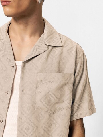 Comfort fit Camicia 'Bellevue' di VAMOS CLO in beige