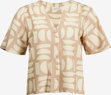 Chemisier Deeluxe en beige : devant