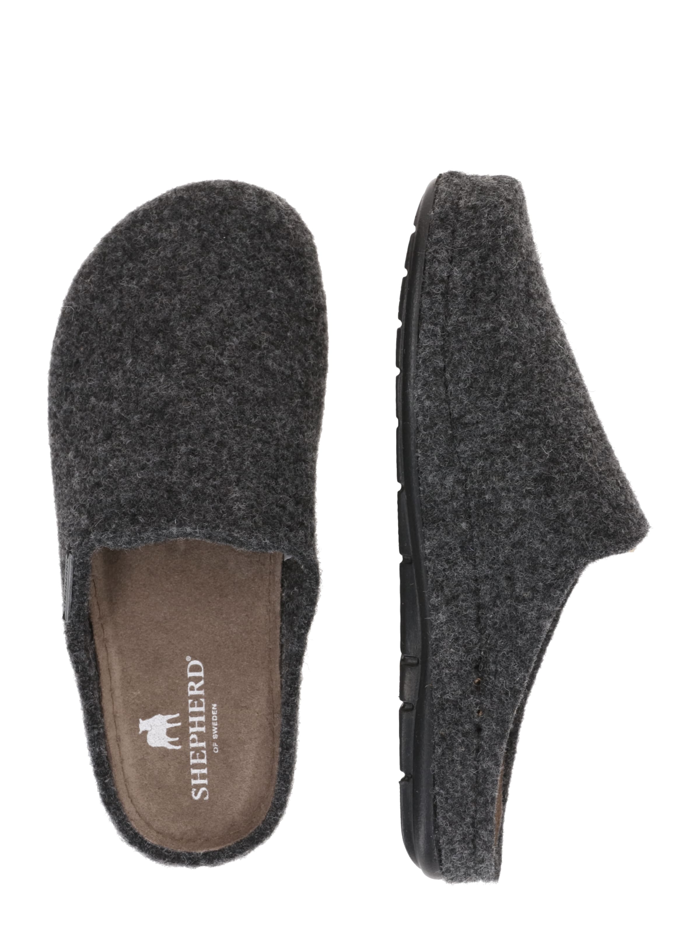 SHEPHERD Házi cipő 'Annsofie' - fekete