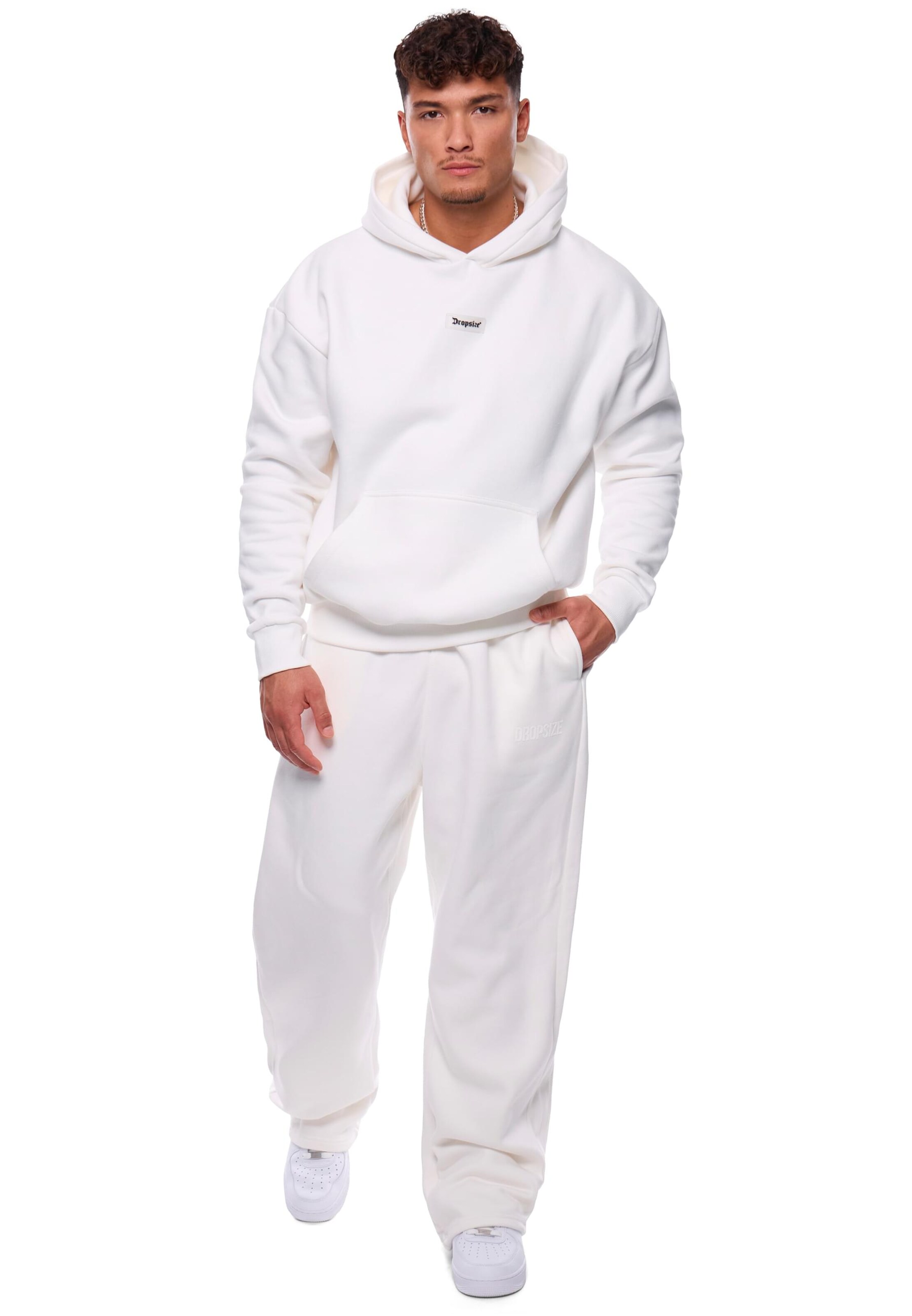 Dropsize Loosefit Broek in Wit