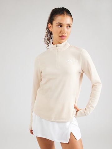 NIKE Funktionstopp 'TRAIL' i vit: framsida