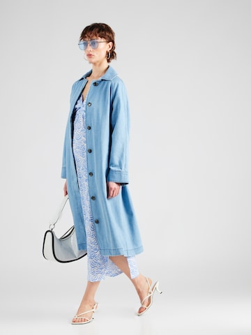 Masai Between-Seasons Coat 'Tova' in Blue