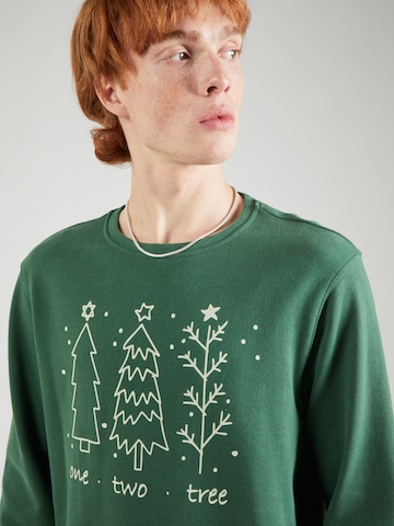 BLENDSweater majica - zelena boja
