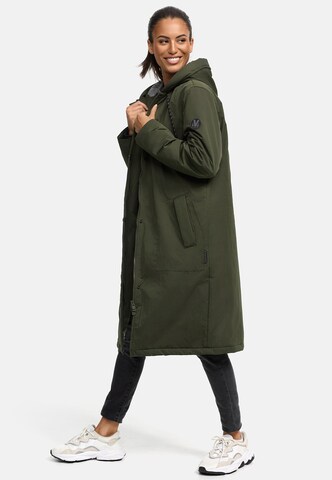 MARIKOO Between-seasons coat in Green