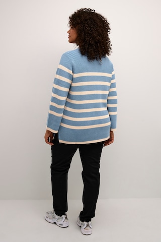 KAFFE CURVE Sweater 'Milla' in Blue