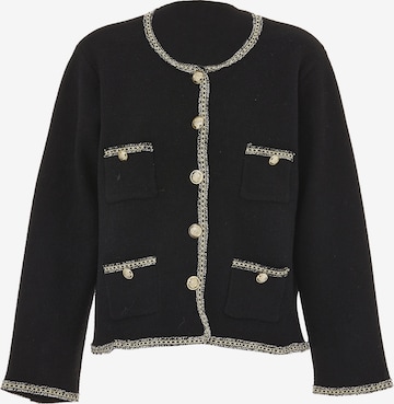 CHANI Knit Cardigan in Black: front