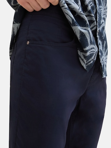 Regular Pantalon TOM TAILOR en bleu