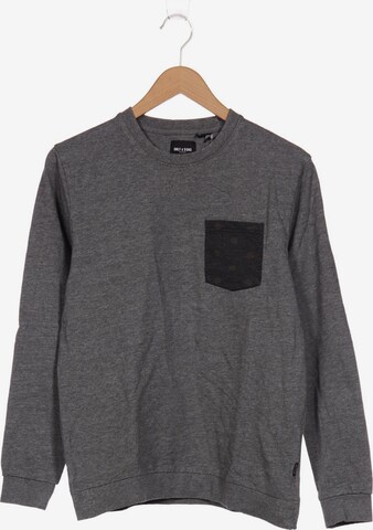 Only & Sons Sweatshirt & Zip-Up Hoodie in M in Grey: front