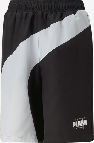 PUMA Normální Kalhoty – černá: přední strana
