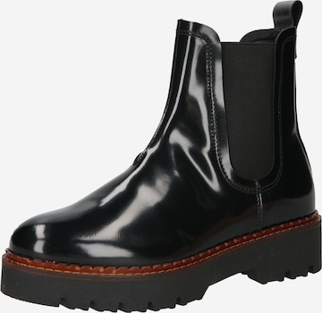 SCOTCH & SODA - Botas Chelsea 'OLIVINE' en negro: frente