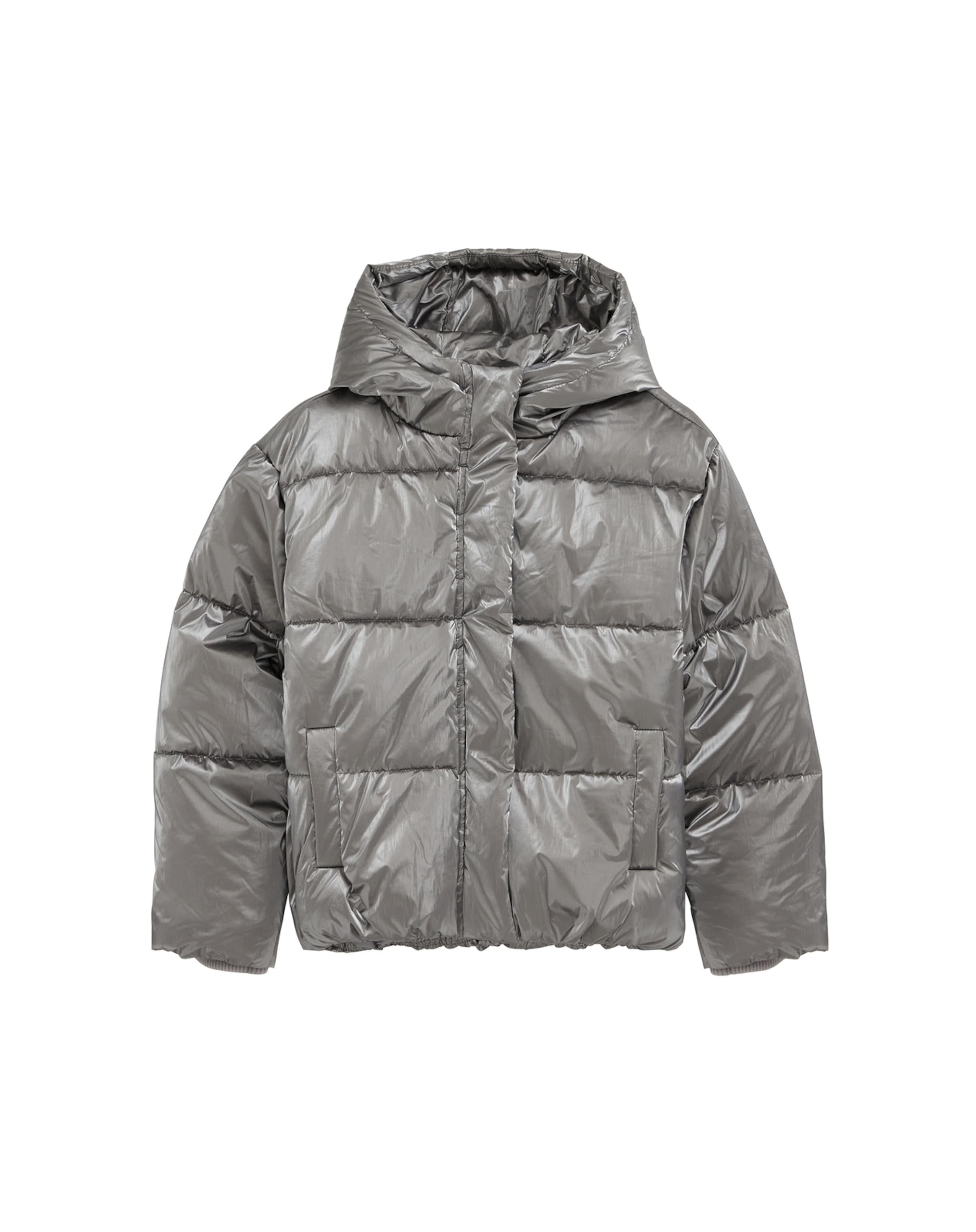 WE Fashion Winterjacke in Silber: Vorderseite