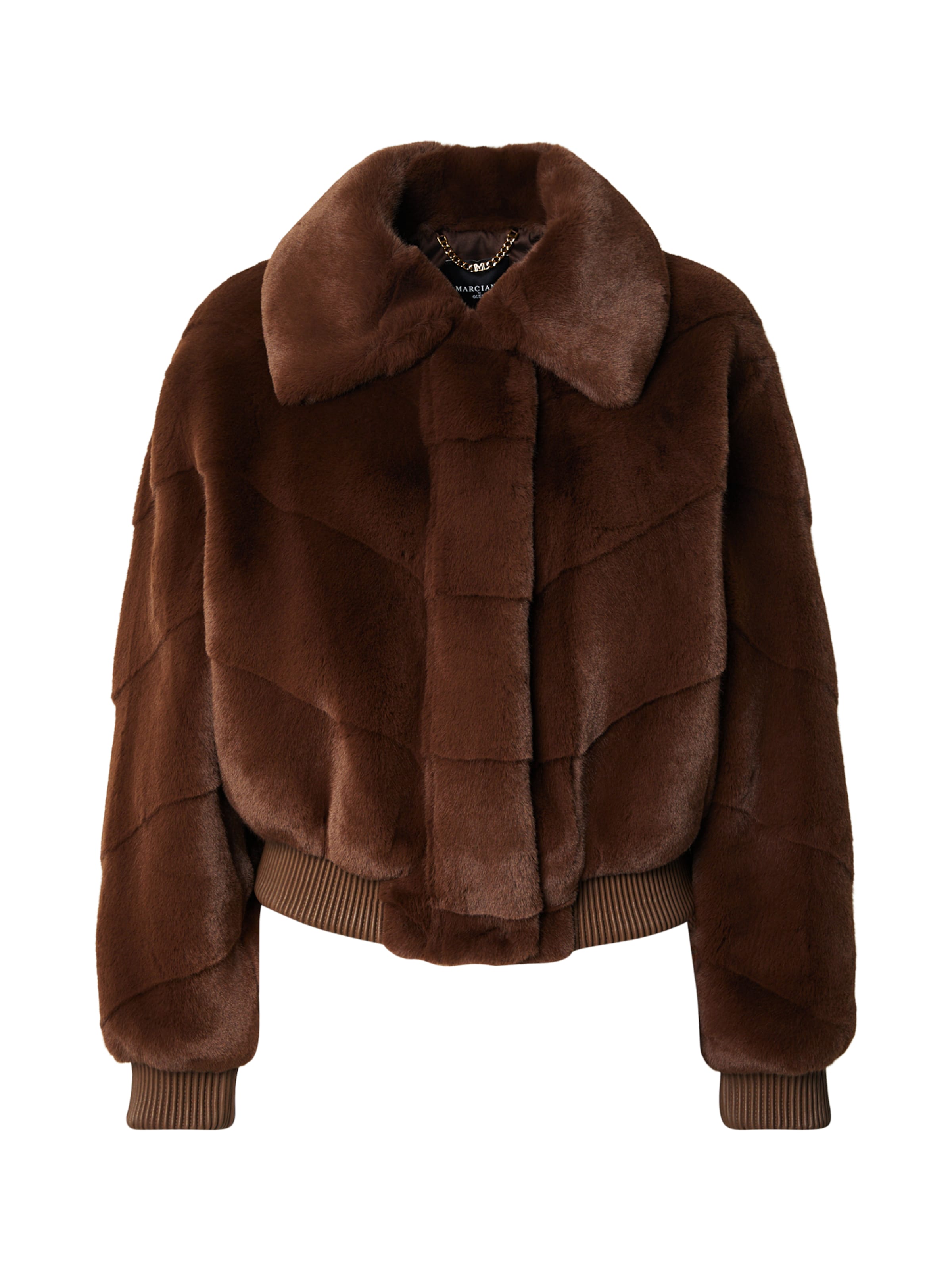 GUESS by Marciano Přechodná bunda 'MAYA' – hnědá: přední strana