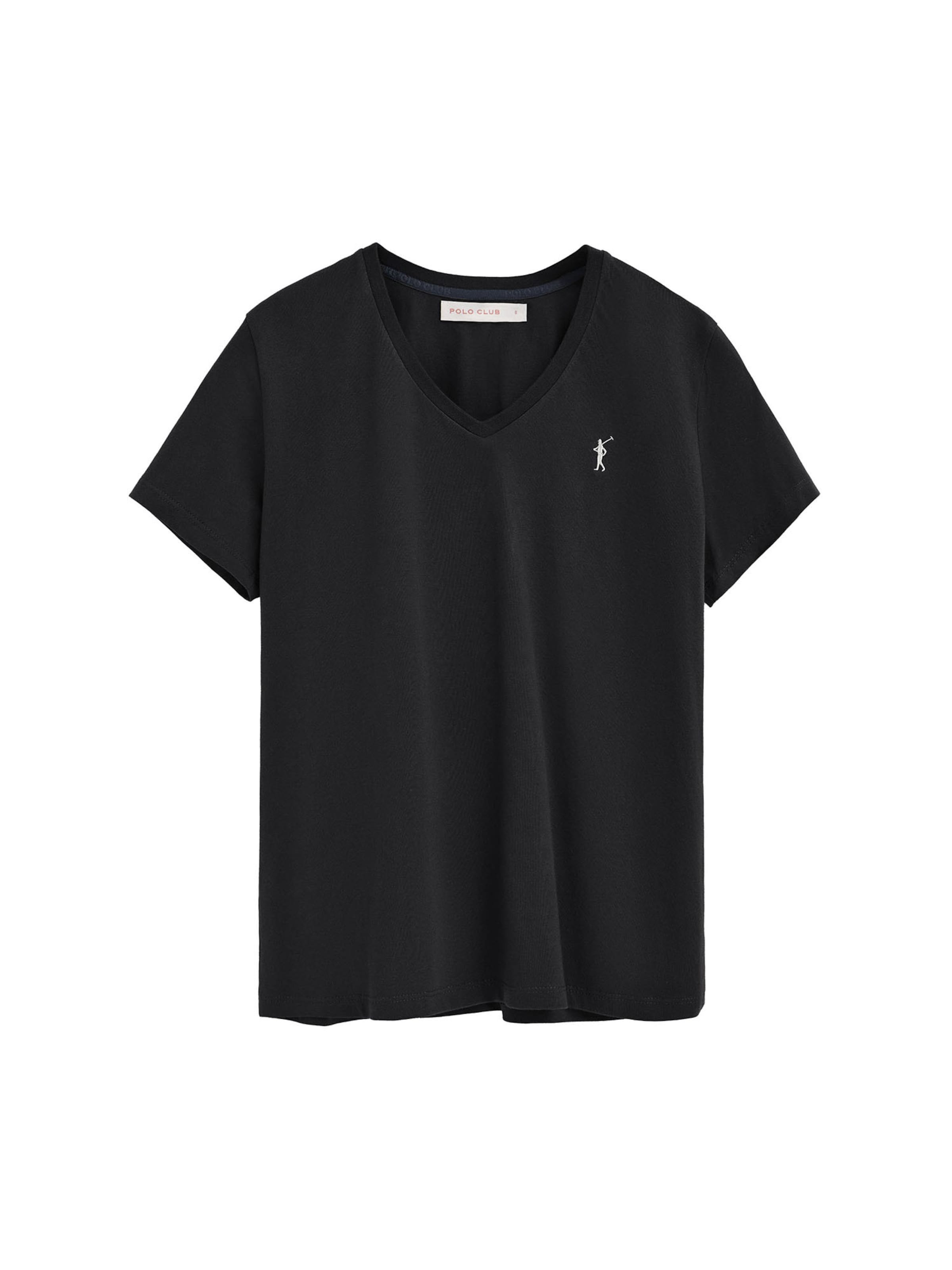 Polo Club T-Shirt 'RIGBY GO' in Schwarz: Vorderseite