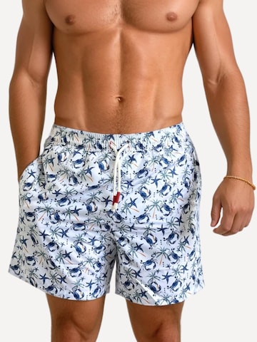 Line One Σορτσάκι-μαγιό 'Line One Badehose für Herren' σε μπλε: μπροστά