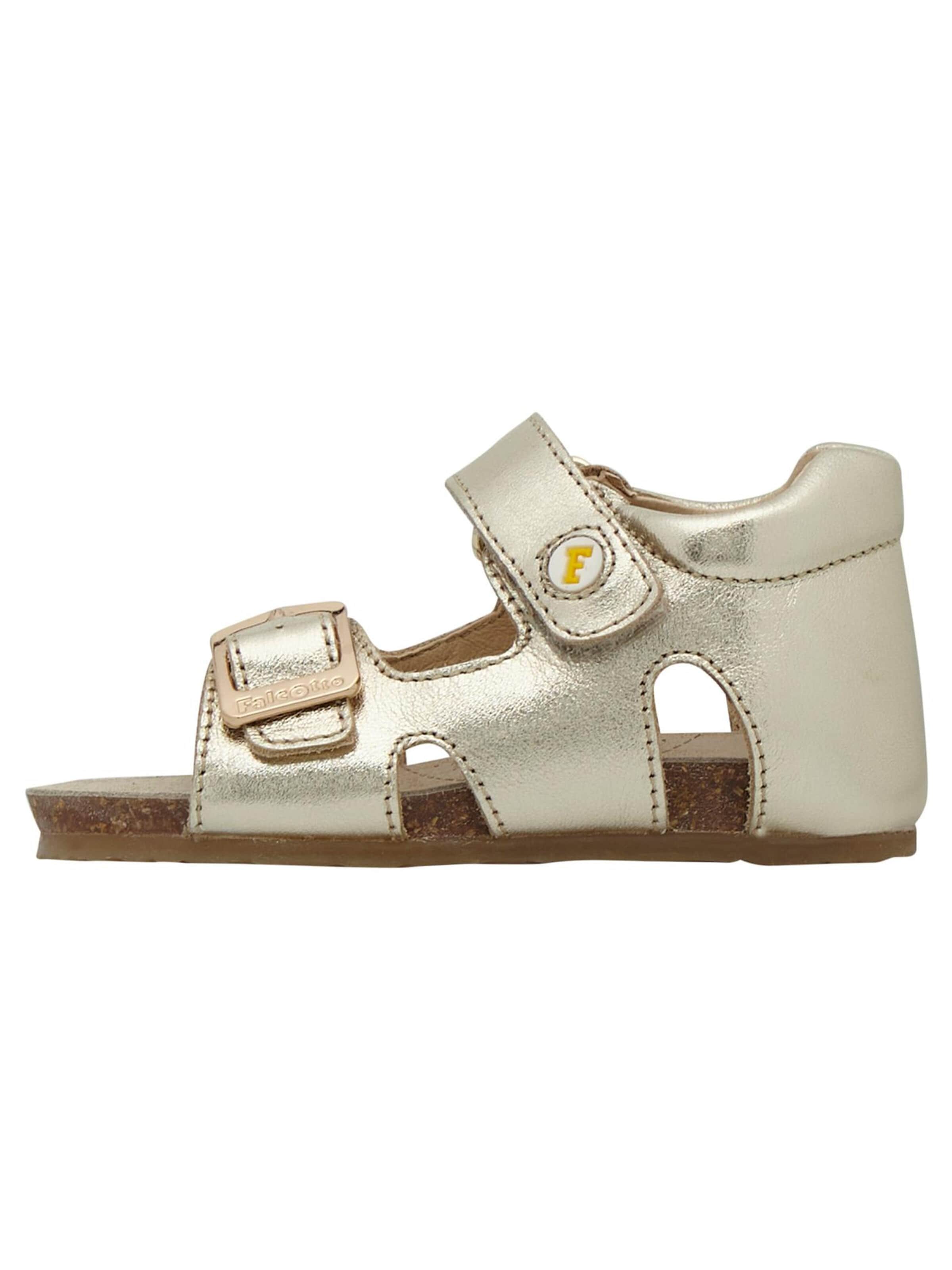Falcotto Sandal 'BEA' in Gold: front