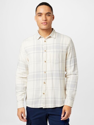 Cotton On Regular Fit Hemd 'CAMDEN' in Beige: Vorderseite