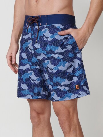 KOROSHI Swimming shorts in Blue: front