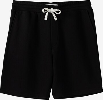 Bershka Loosefit Shorts in Schwarz: predná strana