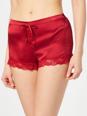 ETAM - Pantalón de pijama 'MILKY' en rojo: frente