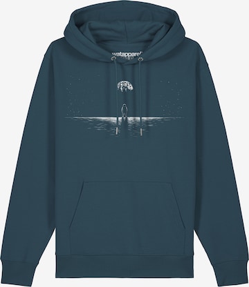 Watapparel Sweatshirt ' Lost in space ' in Blue: front