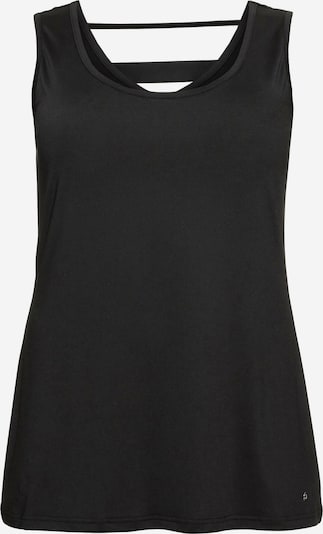 Sport top SHEEGO pe negru, Vizualizare produs